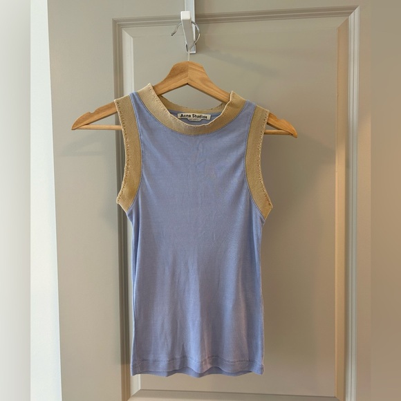Acne studio tank top in purple - Picture 1 of 5